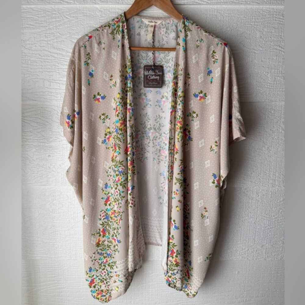Matilda Jane ‘Family Time’ Floral Kimono Cardigan NWT XS/S